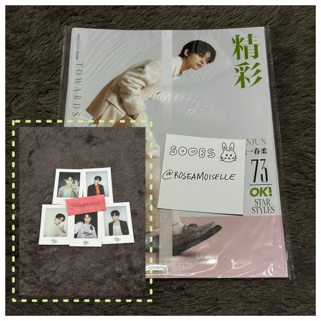 txt yeonjun ok magazine magz polaroid