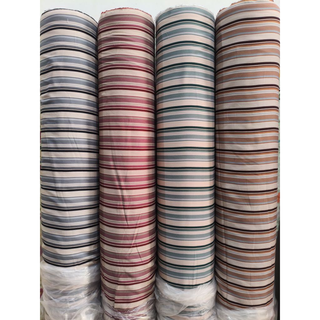 bahan rayon viscose motif Salur Terbaru.haraga 0.5Meter