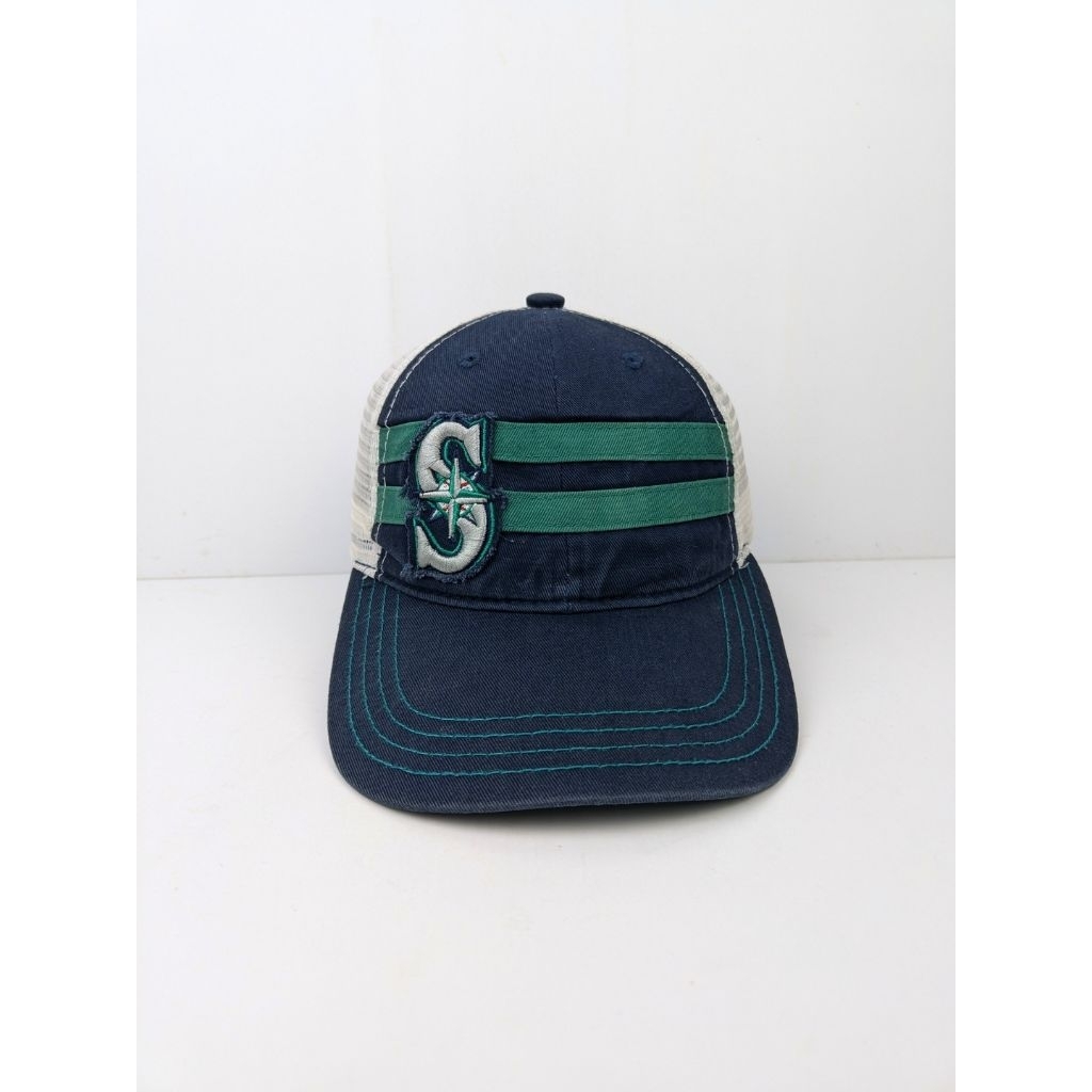Topi MLB Seattle Mariners Logo S Trucker Baseball Simpel Skena