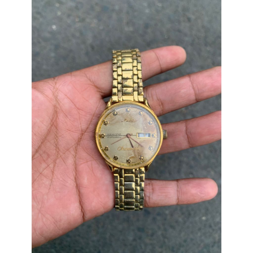 jam tangan mido chronometer 8439 ocean start