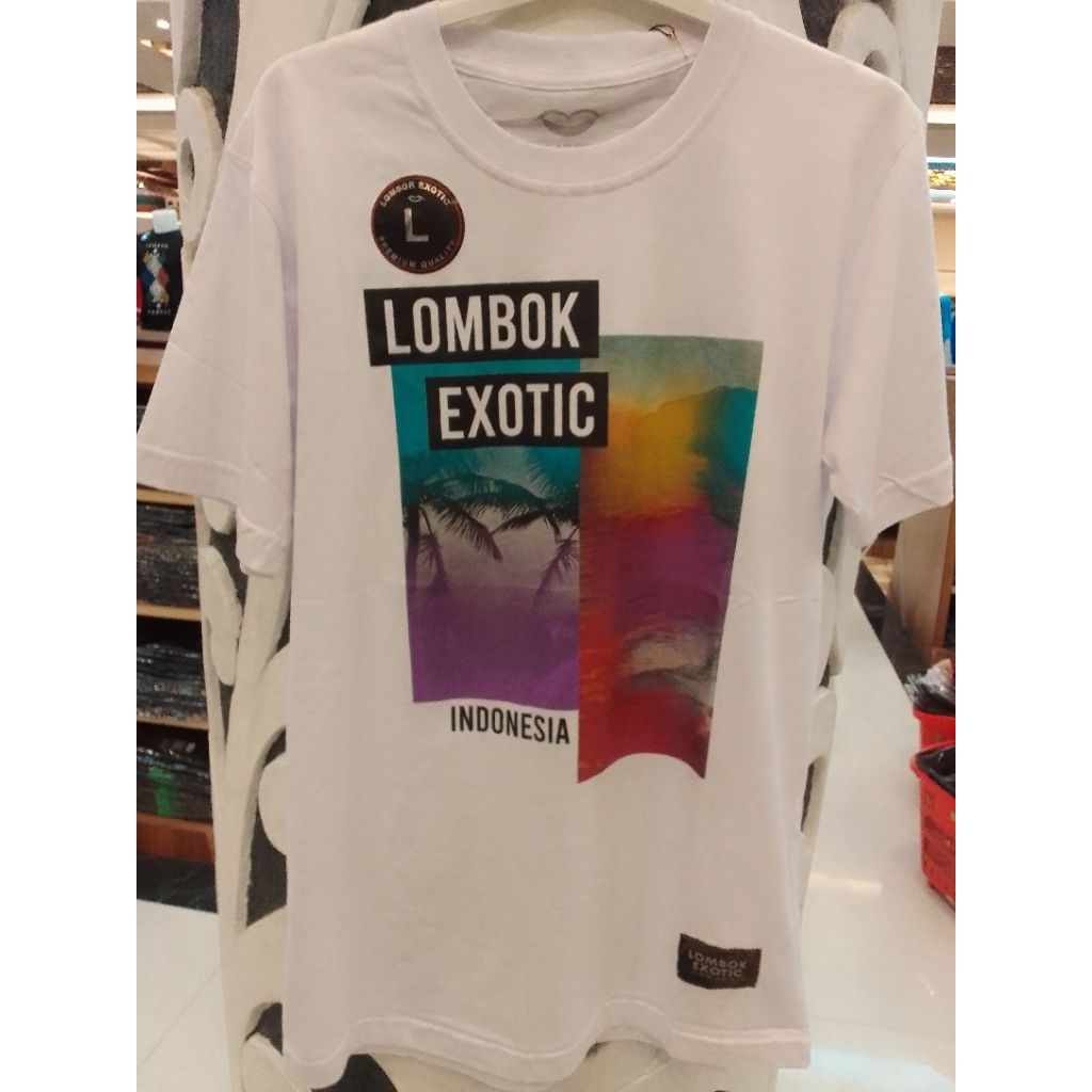 Kaos Lombok Exotic - Putih
