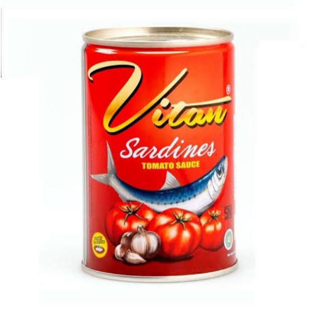 Sarden Vitan Sardines Saus Tomat 155gr