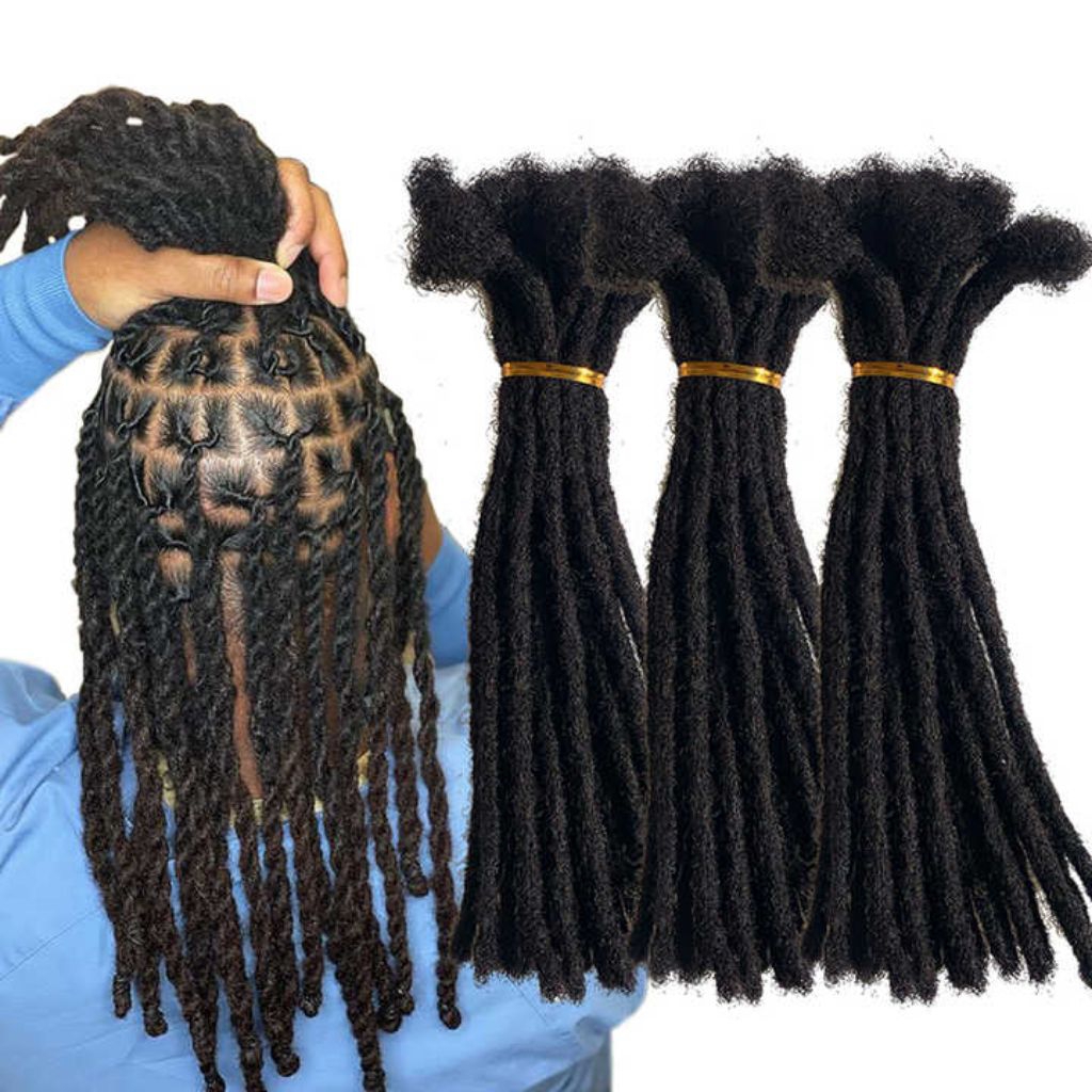 RAMBUT GIMBAL DREADLOCK ISI 10 HELAI RAMBUT GIMBAL AKSESORIS RAMBUT RAMBUT GIMBAL RAMBUT SULAM RAMBU