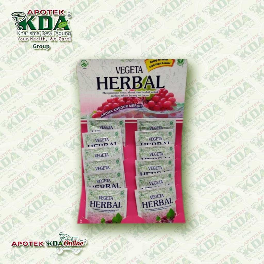 VEGETA HERBAL 1 SACHET / VEGETA HERBAL | BUANG AIR BESAR LANCAR