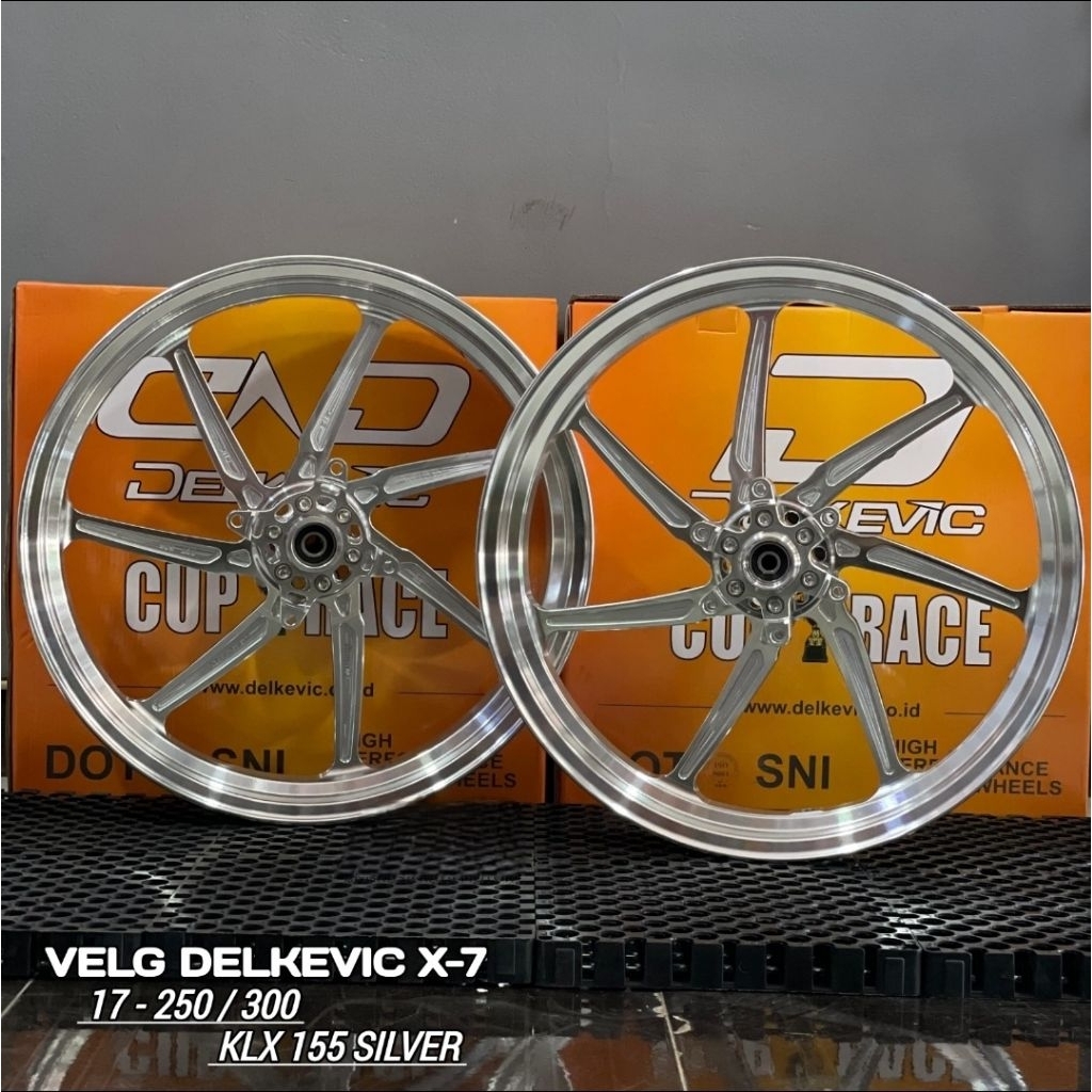 velg racing delkevic x-7 motor kawasaki klx dtracker 150 series