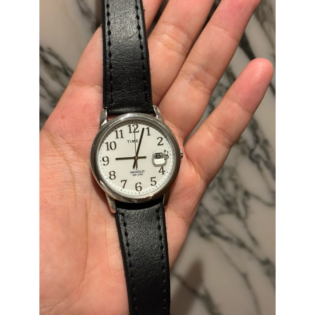 [ORIGINAL] Timex Classic Rider Indiglo ⌚ Jam Tangan Pria Klasik | Preloved Mulus 90% + Box Original 