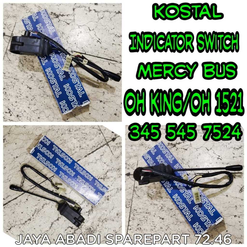 Kostal Indicator Switch Mercy  Bus OH King/OH 1521 345 545 7524  Kostal Indicator Switch Mercy  Bus 