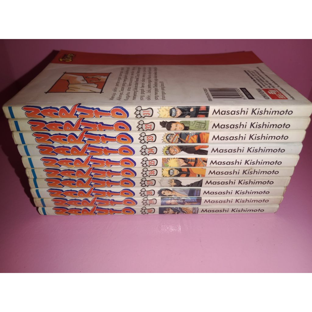 komik naruto vol 31-40 (BACA DESKRIPSI)