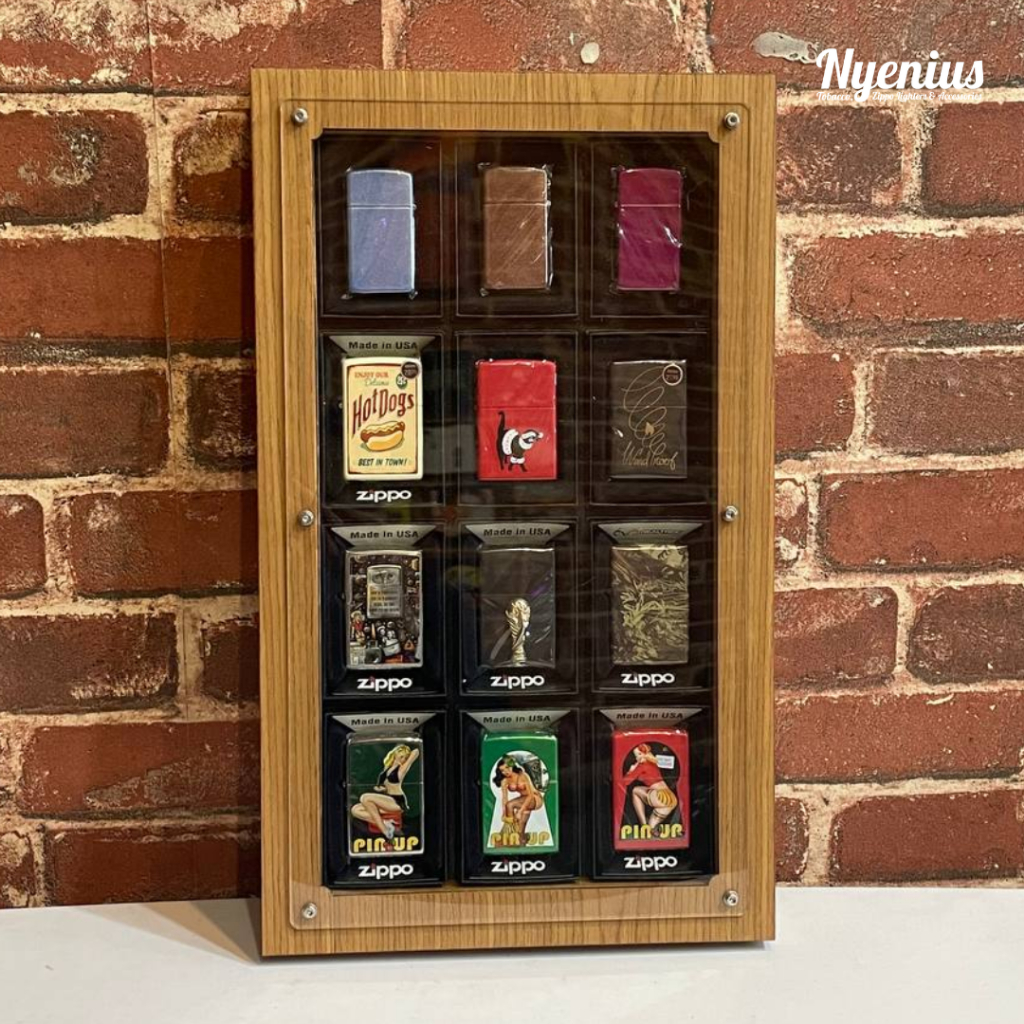 Display Zippo BookShelf for 12pcs Zippo