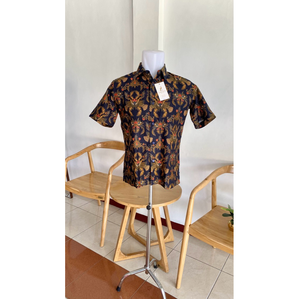 Kemeja Batik Pria Dixmont Lengan Pendek