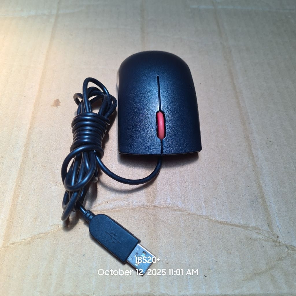 MOUSE USB LENOVO WIRED ORIGINAL MOUSE USB KABEL