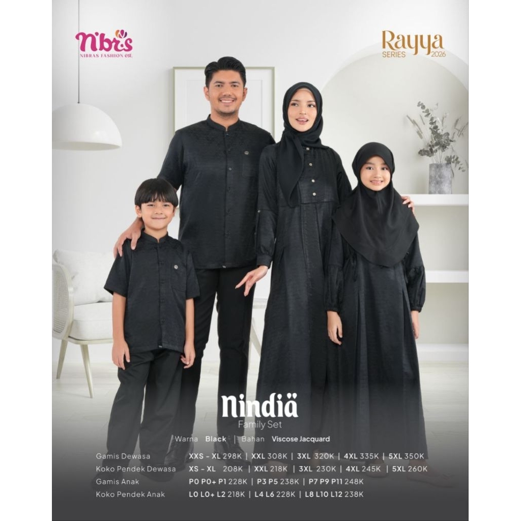 RAYYA SERIES NIBRAS TERBARU 2026||SARIMBIT NIBRAS TERBARU||RAYYA SERIES NIBRAS NINDIA BLACK||GAMIS W