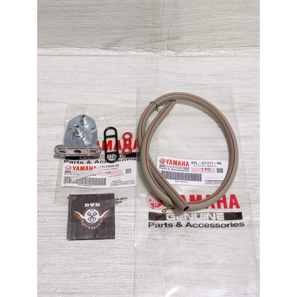 Kran bensin+selang bensin Yamaha Mio lama Mio sporty Mio smile soul Fino karbu Nouvo 5TL