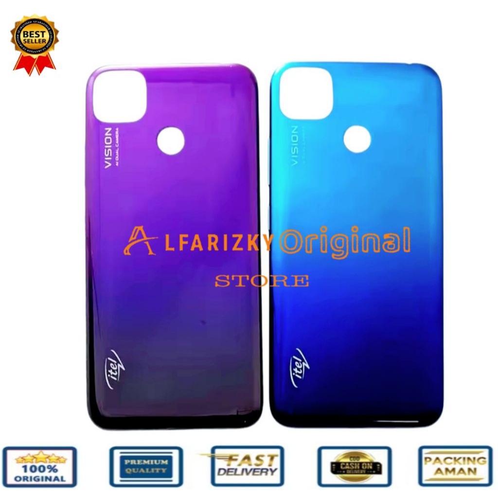 Backdoor Casing Hp Itel Vision 1 L6005 Tutup Belakang Bodi Kesing Cover Batre Backcover Backdor Hous