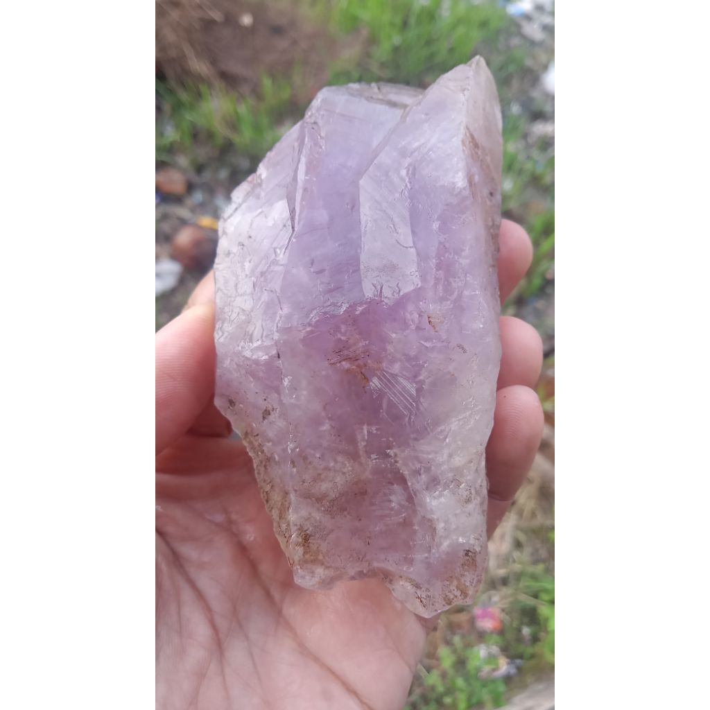 ✅ BATU KECUBUNG UNGU / AMETHYST / BUNGUR / ANGGUR RETAK SERIBU ASLI SOLOK SELATAN ( Rough / Bahan Ba