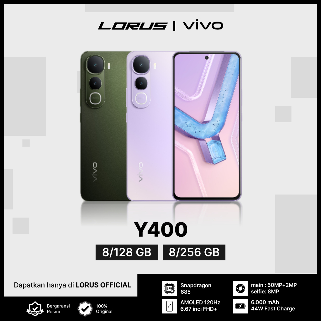 Vivo Y400 8/128gb I 8/256gb I Qualcomm Snapdragon 685 I 6000 Mah