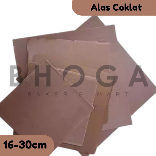 ALAS TART COKLAT KOTAK/ALAS KUE COKLAT KOTAK