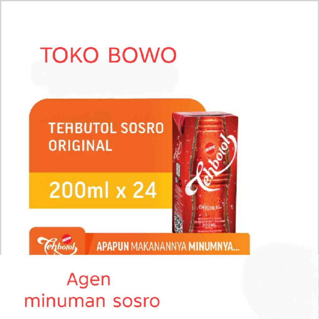 teh botol sosro kotak 200 ml