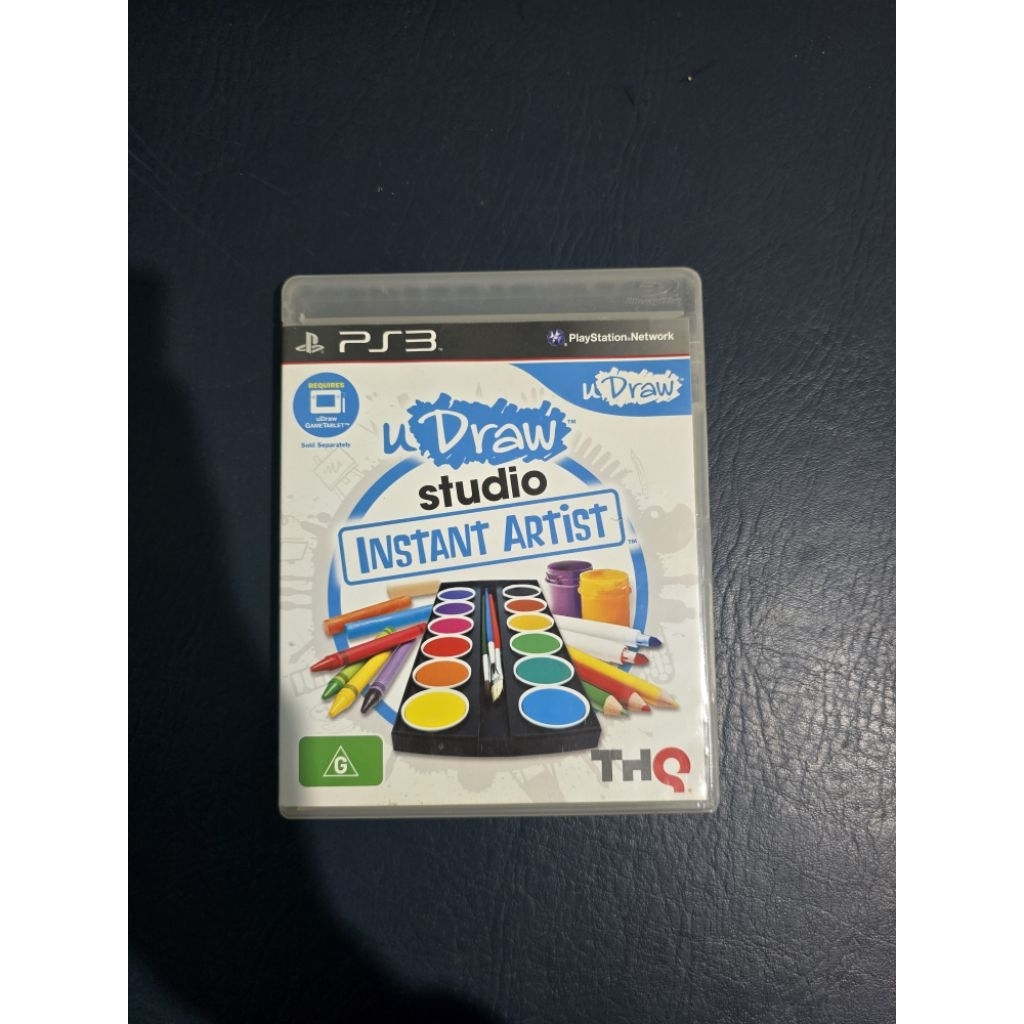 PS3 U Draw Studio Instant Artist Reg 4 BD Kaset CD Game Playstation 3 Ori Kaset Games Retro Original