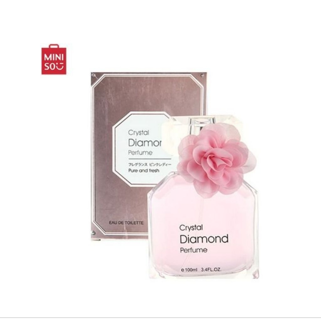 parfum miniso wanita EDT Crystal diamond perfume 50ml wangi wanita parfume tahan lama