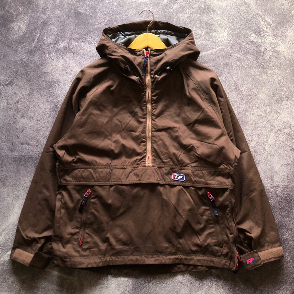 Anorak Jacket Five Point JASPO Second Size L,Windbreaker anorak jacket second windbreaker coklat sec