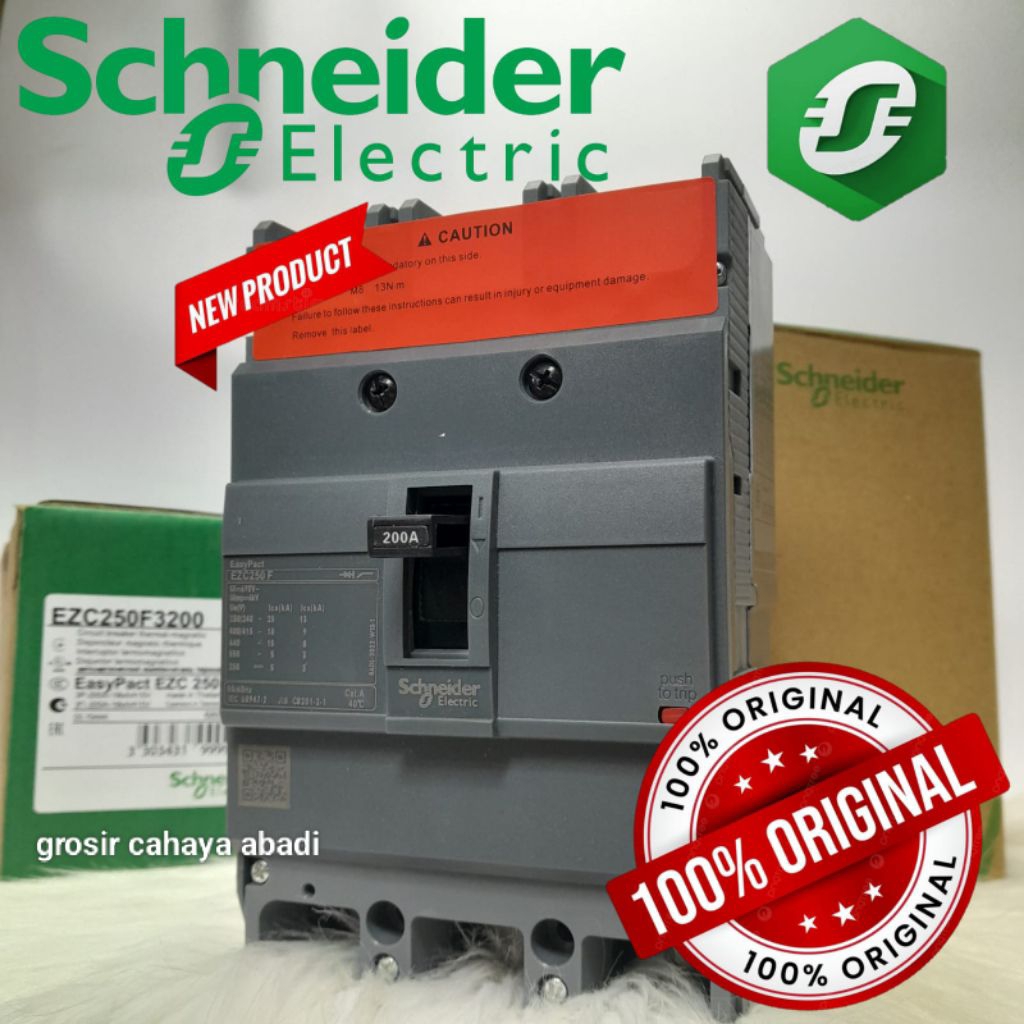 mccb breaker Schneider 200a EasyPact ezc250f3200 3phase original mccb 200a breaker 200a nfb 200a mcc