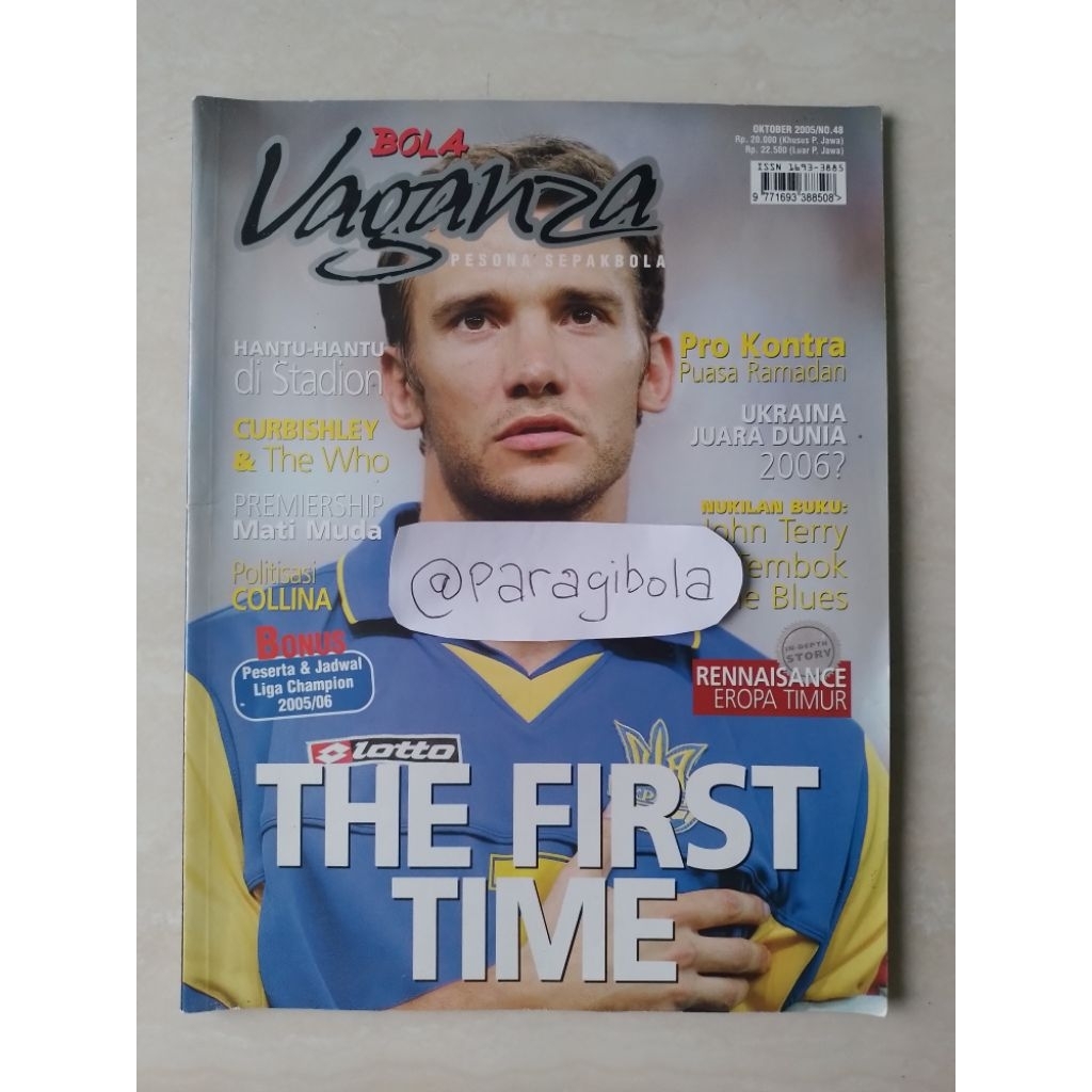 MAJALAH BOLA VAGANZA EDISI OKTOBER 2005