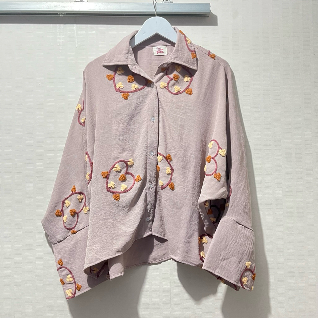 Preloved Blouse - Warna Mauve