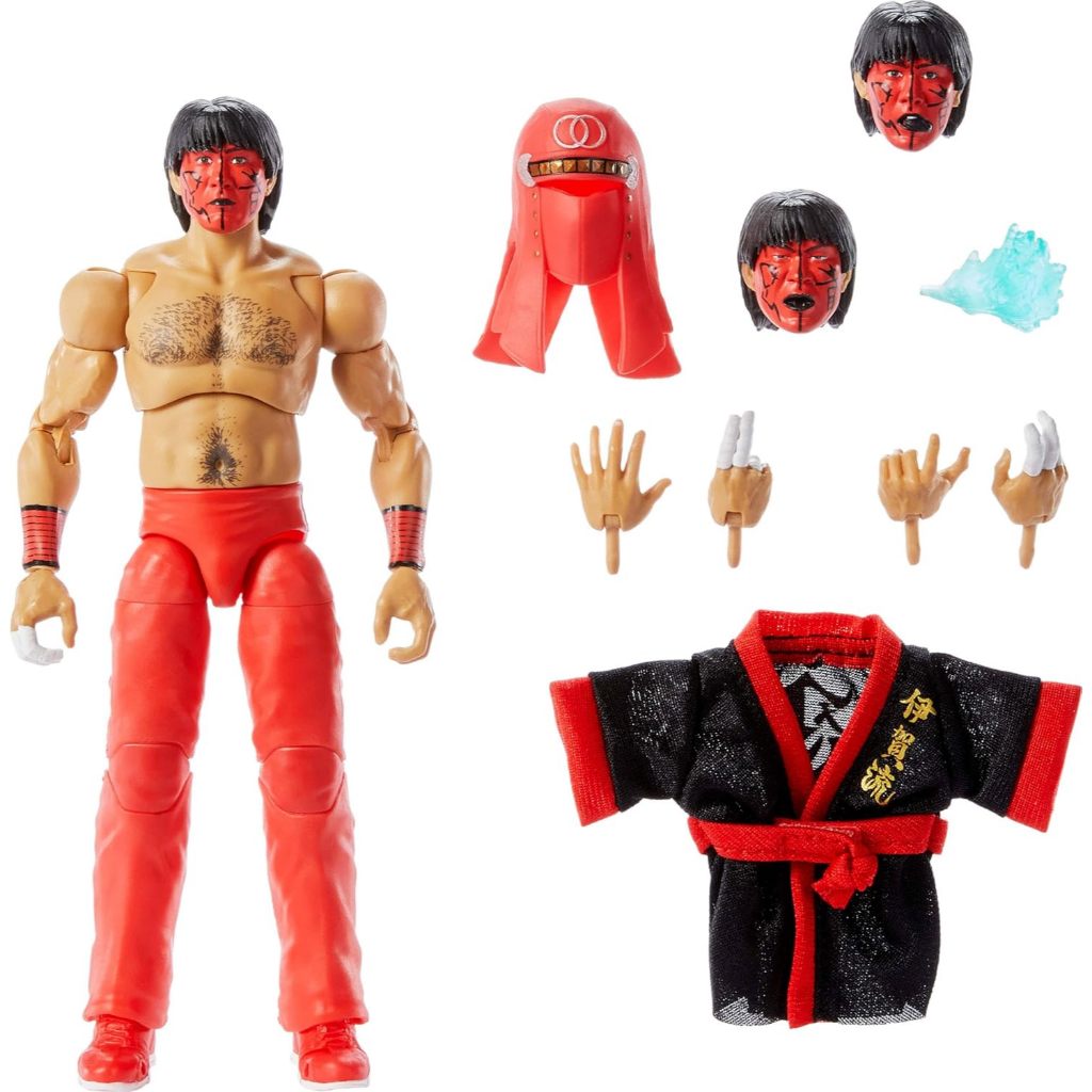 Mattel WWE Ultimate Edition Action Figure & Accessories, 6-inch The Great Muta Collectible Set, Swap