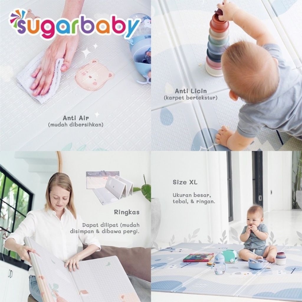 SUGAR BABY-SUGAR BABY FOLDABLE BABY PLAYMET