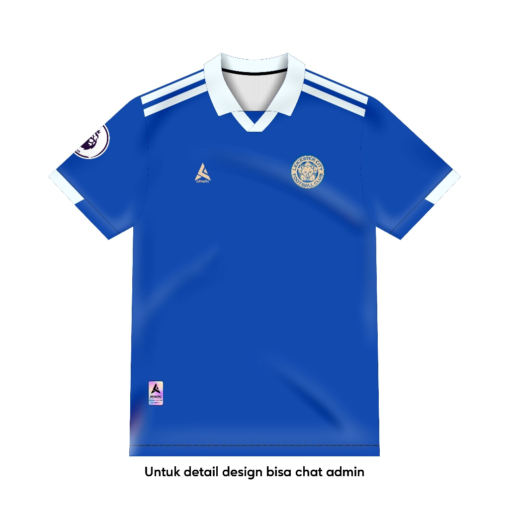 ATHLETIC SPORTWEAR - Jersey Bola Fantasy Leicester Home 2022-2023 Fullprinting Casual - Atasan