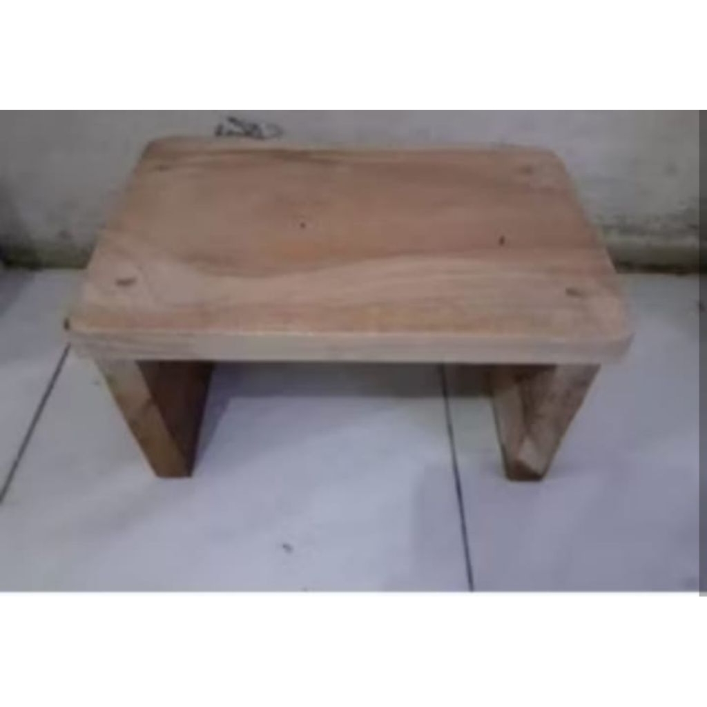 kursi jongkok minimalis kayu jati belanda