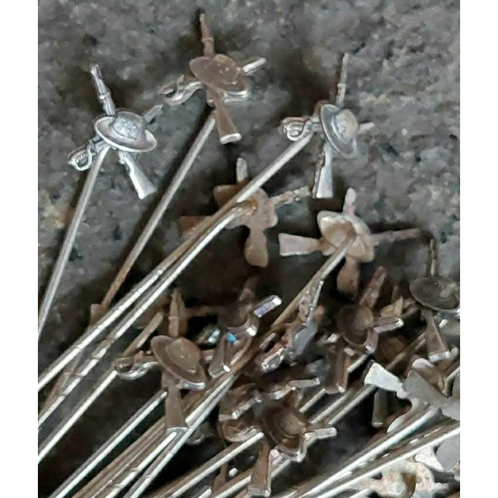 Pajangan Vintage NOS 1950 Pin Tentara Belanda KNIL