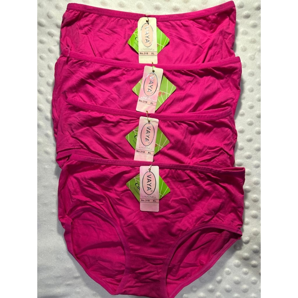 Promo...3 pcs CD Anak Remaja/Gadis Vaya #318 Warna Merah Size L Bahan Premium Cotton Supersoft