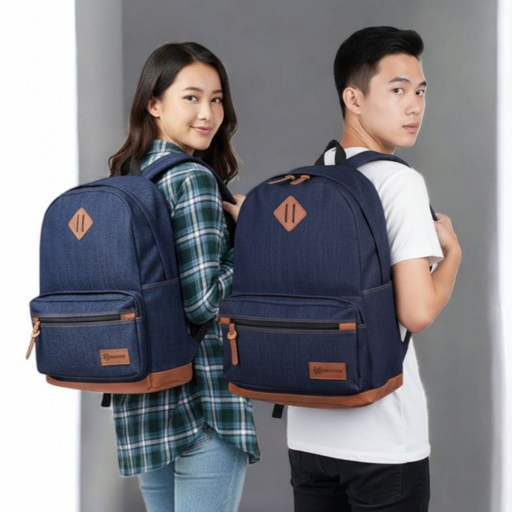 TAS RANSEL SABLON FUNK KREN TAS BACKPACK BAHAN JEANS DISTRO TAS RANSEL SEKOLAH KERJA PRIA WANITA