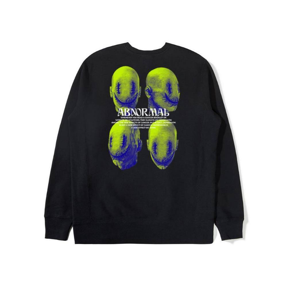 SNOVE - Abnormal - Crewneck Noir Vintage - Black Fleece