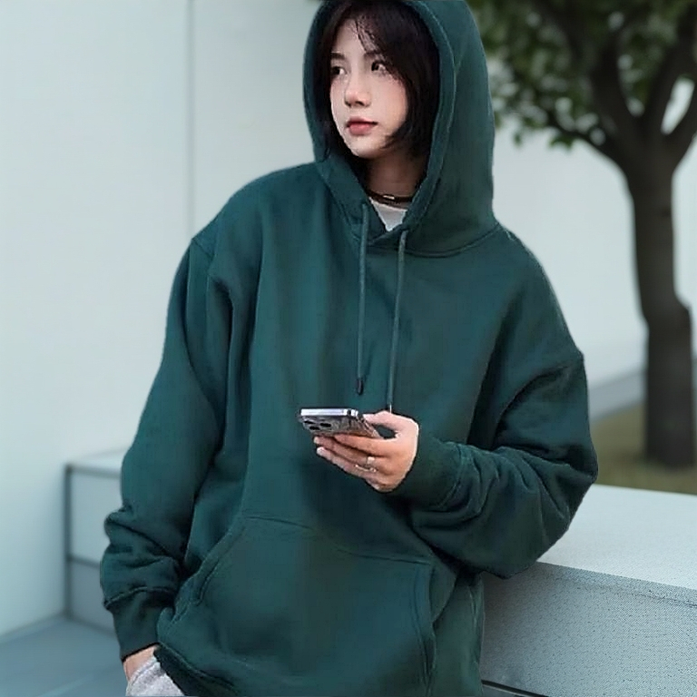 HOODIE/ HOODIE POLOS/HOODIE POLOS WANITA BAHAN FLEECE