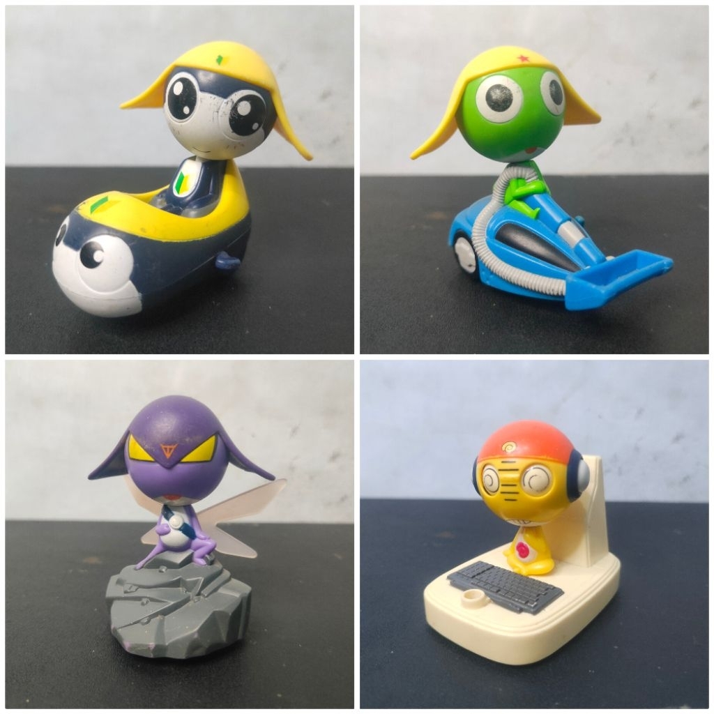 Preloved Mainan Ori McD Action Figure Keroro Anime Second Preloved Good Condition