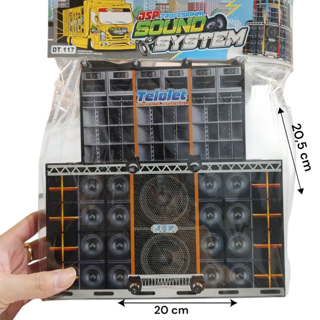 Miniatur Speaker Sound System Ukuran Besar 20 cm / Speaker Sound System / Mainan Speaker Sound Syste