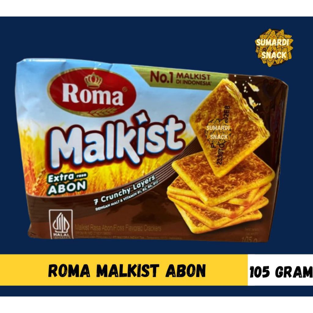 Roma Malkist Abon 105g | ROMA MALKIST ABON 105 GRAM