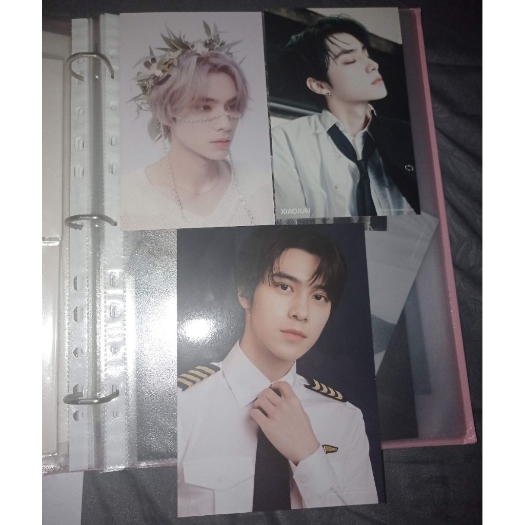 postcard wayv xiaojun hendery poster photopack 3x4 holiday sg23 crown universe  season greeting pesa