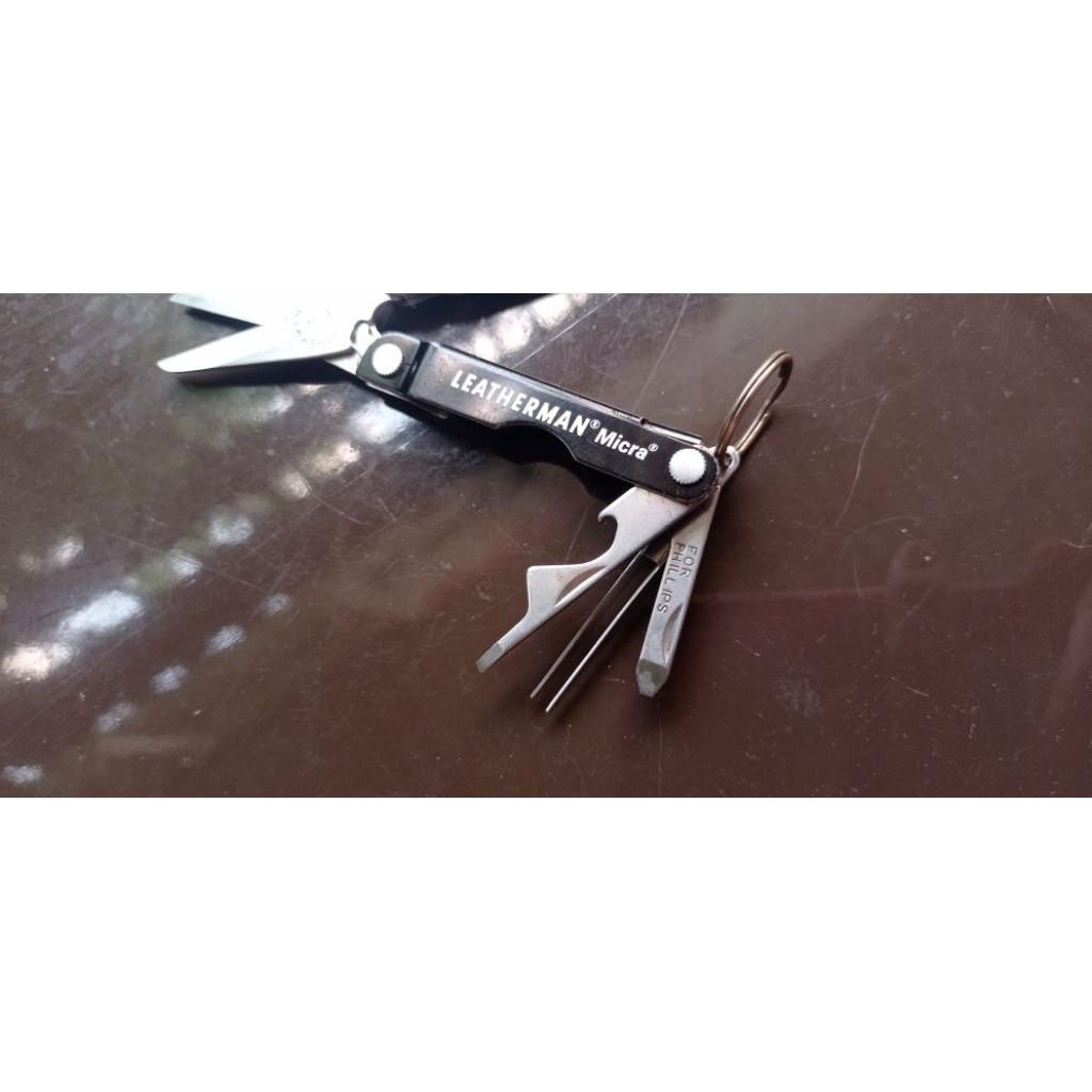 Leatherman micra hitam bekas original