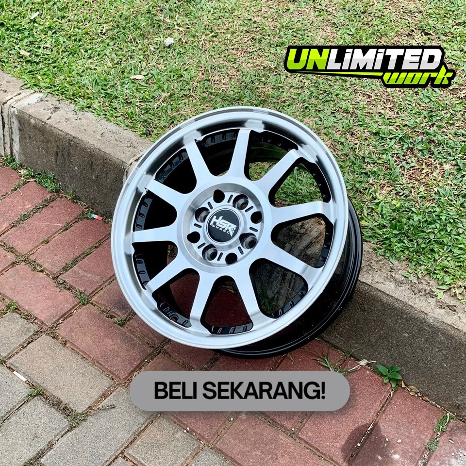 HSR GYMKANA BOROKO RING 16 DOUBLE PCD UNTUK AVANZA LIVINA RAIZE YARIS MODEL PALANG SPORTY TERMURAH