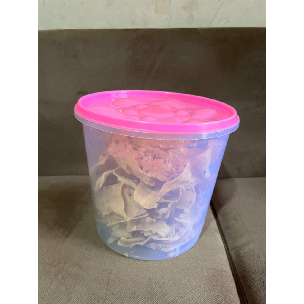 PEYEK SUPER 2R - Rempeyek ( Toples 5 Liter ) | Peyek Kacang | Peyek Udang Rebon.