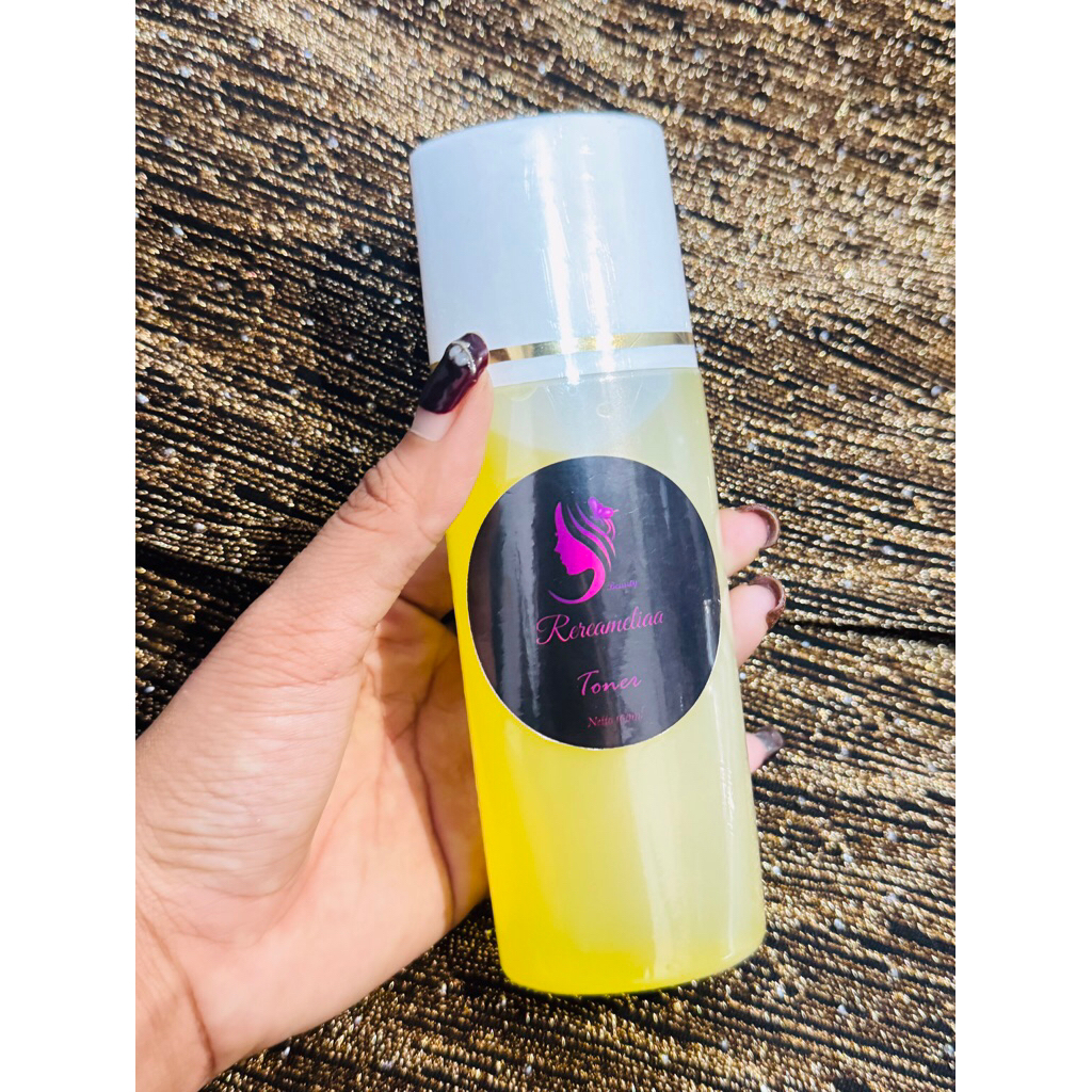 TONER BADAN BY REREAMELIA / TONER BADAN PEMUTIH / LEBIH CEPAT MENGANGKAT DAKI & PENGELUPASAN SEL KUL