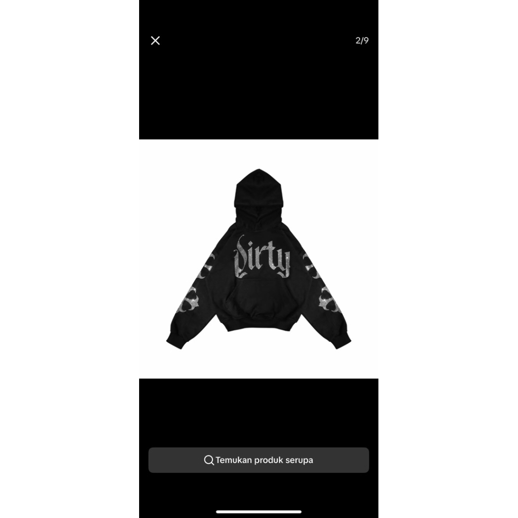 hoodie dirty size L