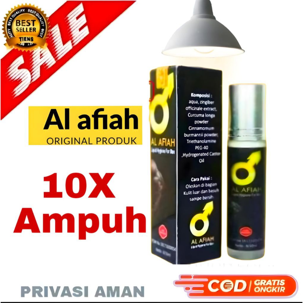 Al Alfiah minyak oles hajar jahanam kuat tahan lama cowok 100% asli bpom