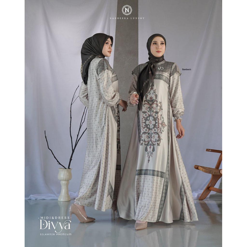 DIVYA DRESS NADHEERA LUXURYDIVYA MIDI NADHEERA LUXURY GAMIS NADHEERA LUXURY