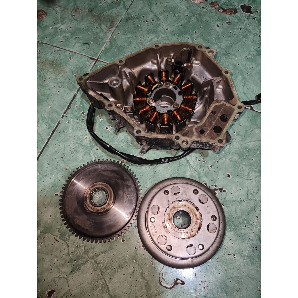 spul magnet one way gigi penghartar GSX Satri Fu fi barang masih bagus ORI bawaan copotan cabutan le