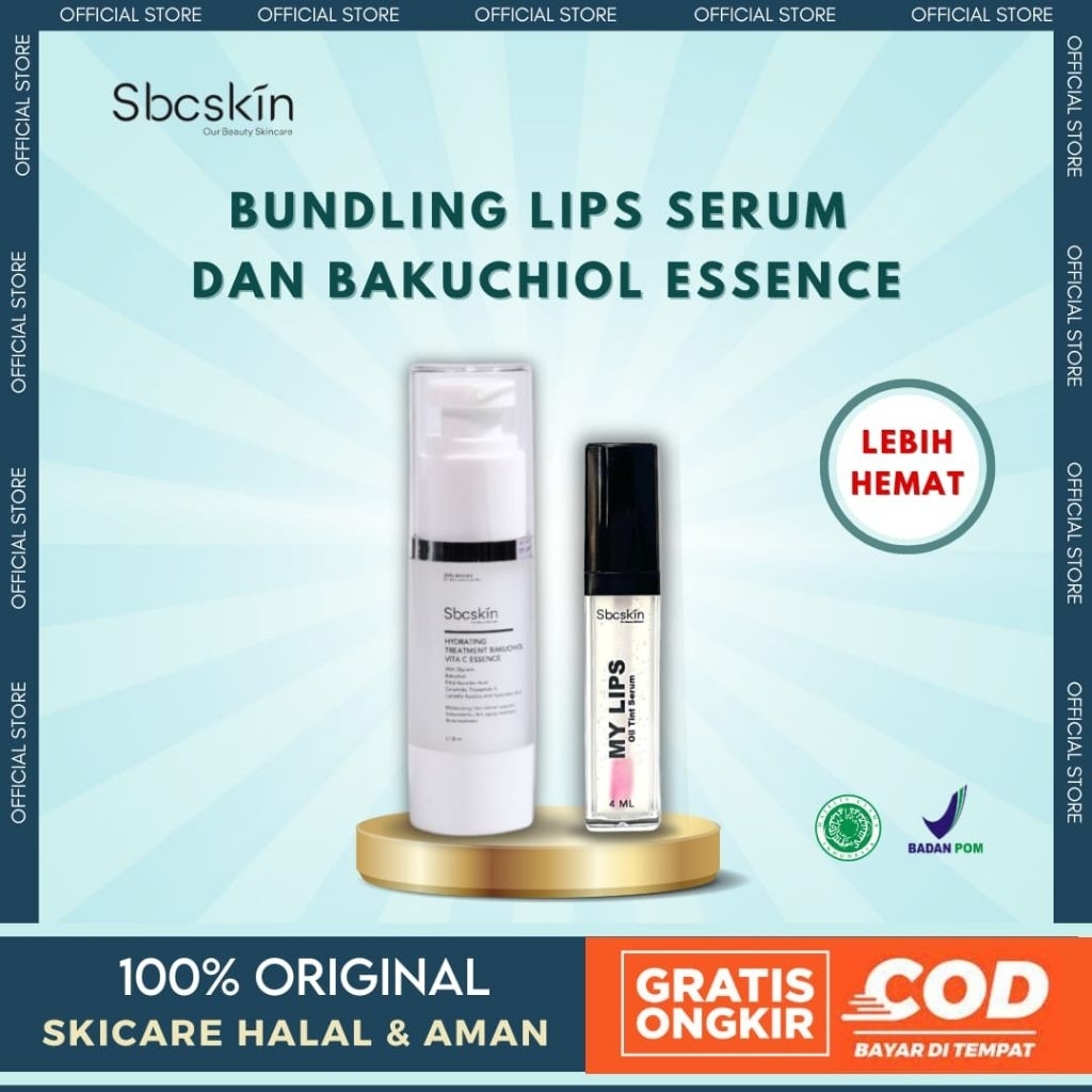 Sbcskin - Bundling Hydrating Treatment Bakuchiol dan My Lips